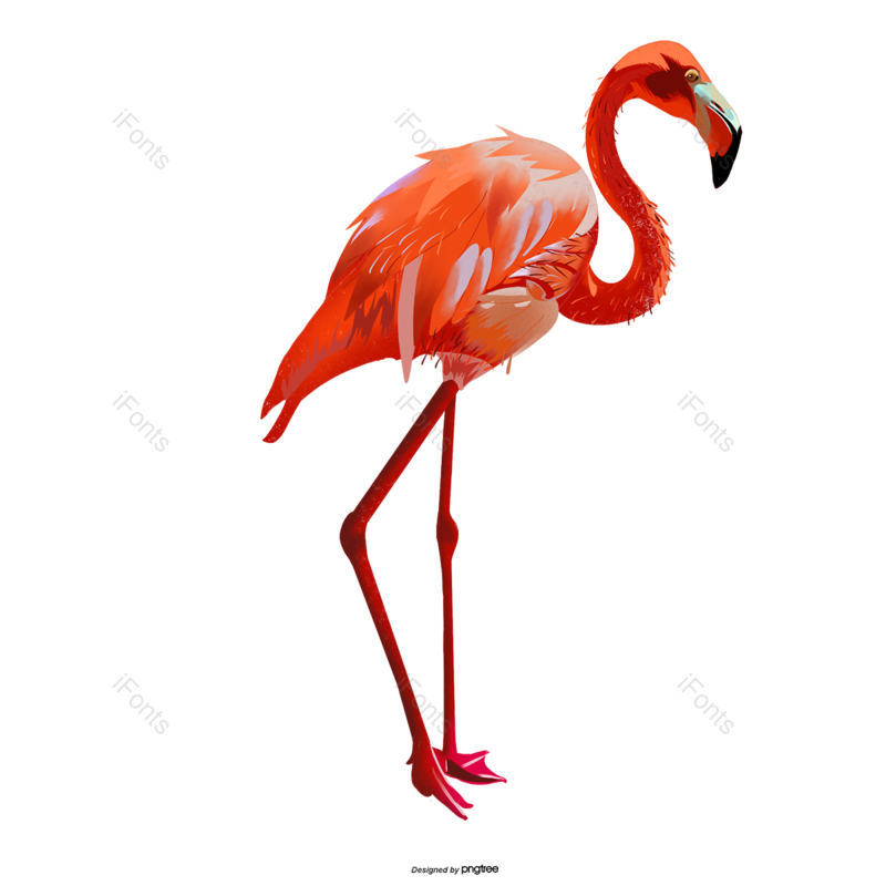 油画图片,插画元素,红色PNG,手绘免抠素材